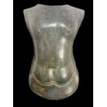 A RARE GREEK MUSCLE BRONZE CUIRASS BODY ARMOR PROBABLY 5TH/4TH CENTURY B.C.