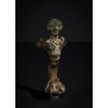 A LATE ROMAN BRONZE FIGURE REPRESENTING A WINGED EROS, 3RD-4TH CENTURY A.D, EASTERN ROMAN