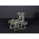 A LURISTAN BRONZE HORSE BIT, 1ST MILLENNIUM B.C.