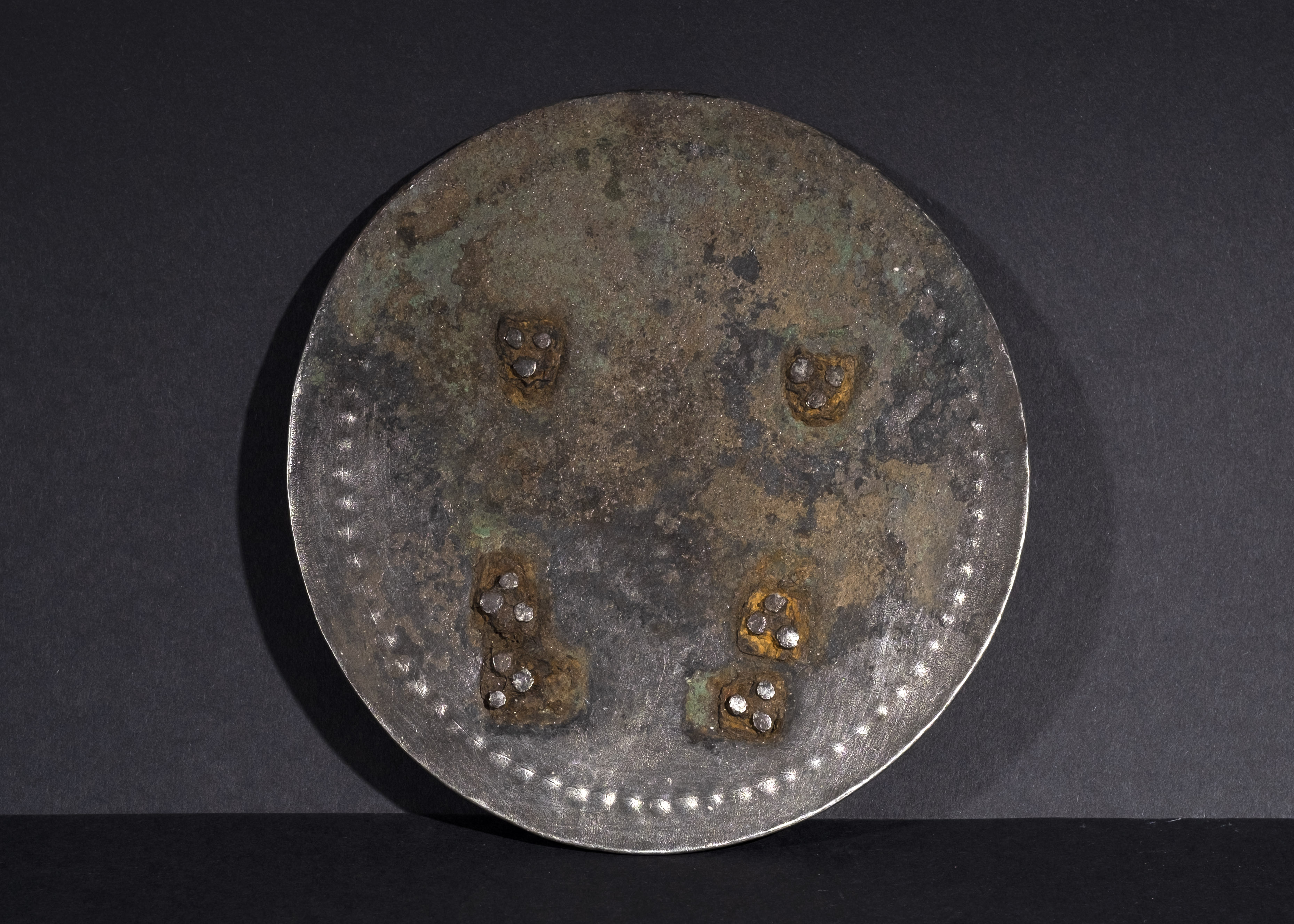 PROBABLY EASTERN PERSIAN EMPIRE, SILVER CENTRAL MEDALLION CHESTPLATE, CIRCA 200-400 A.D. - Image 2 of 2
