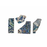 AN ASSORTMENT OF IZNIK TILES, 16TH/17TH CENTURY AND LATER