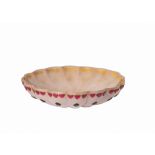 A GEM SET MUGHAL STYLE LOBED JADE BOWL, 19TH/20TH CENTURY