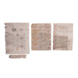 THREE OTTOMAN IMPORTANT DOCUMENTS FOLIOS, OTTOMAN TURKEY 16TH CENTURY