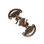 AN OPENWORK SAFAVID STEEL BELT BUCKLE IN THE SHAPE OF A DUCK, IRAN, CIRCA 18TH CENTURY