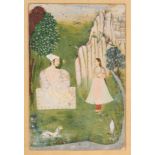 AN INDIAN MINIATURE, MUGHAL, 19TH CENTURY, INDIA