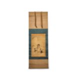 A JAPANESE SCROLL SIGNED, ROSETSU NAKASAWA, MEIJI PERIOD (1868-1912)