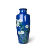 A LARGE JAPANESE CLOISONNE ENAMEL VASE, MEIJI PERIOD (1868-1912)