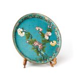 A CHINESE CLOISONNE DISH, QING DYNASTY (1644-1911)