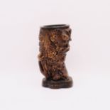 A CHINESE SCHOLAR CARVED BRUSH POT, BITONG, QING DYNASTY (1644-1911)
