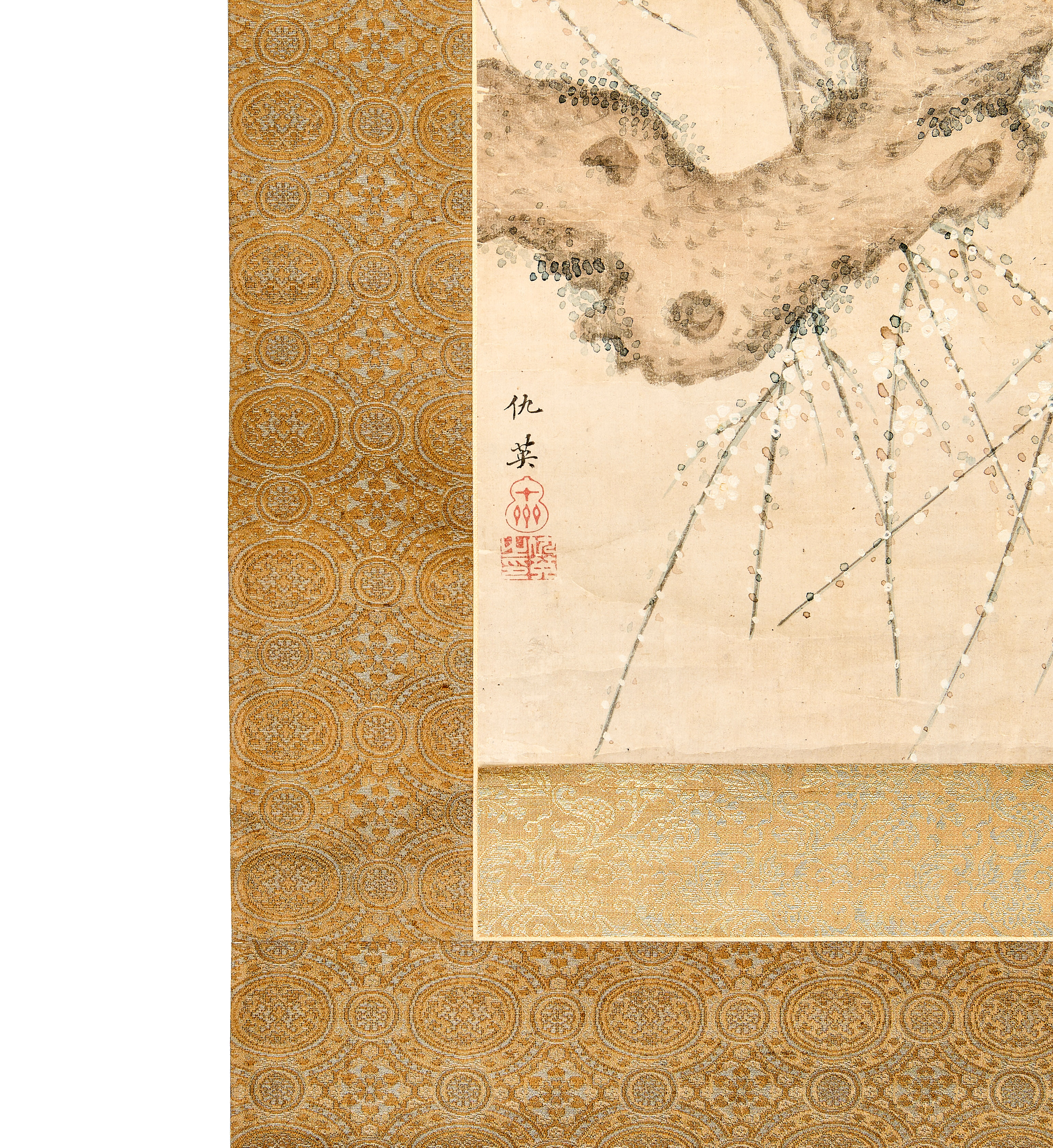 A JAPANESE SCROLL, MEIJI PERIOD (1868-1912) - Image 2 of 2