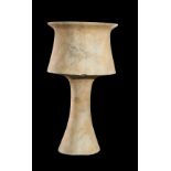 A BACTRIAN ALABASTER CHALICE CIRCA LATE 3RD-EARLY 2ND MILLENNIUM B.C. OR LATER