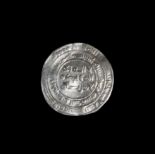 AN ABBASID SILVER DIRHAM COIN