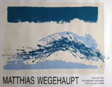 Wegehaupt, Matthias (1938 Berlin, lebt in Ückeritz) „Ausstellungsplakat 1988“