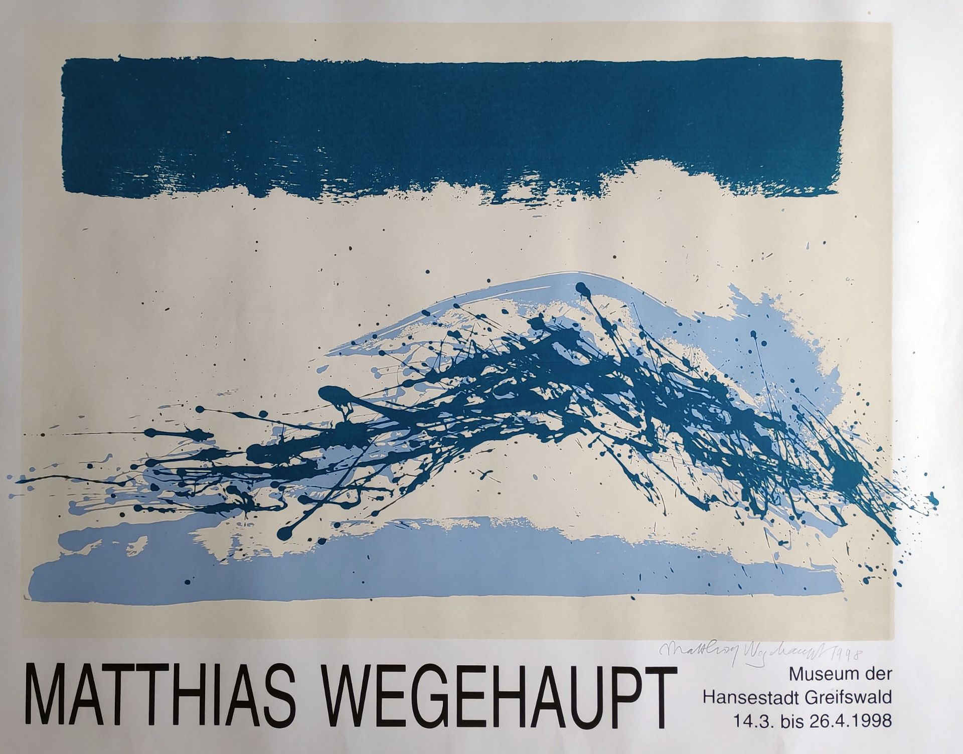 Wegehaupt, Matthias (1938 Berlin, lebt in Ückeritz) „Ausstellungsplakat 1988“