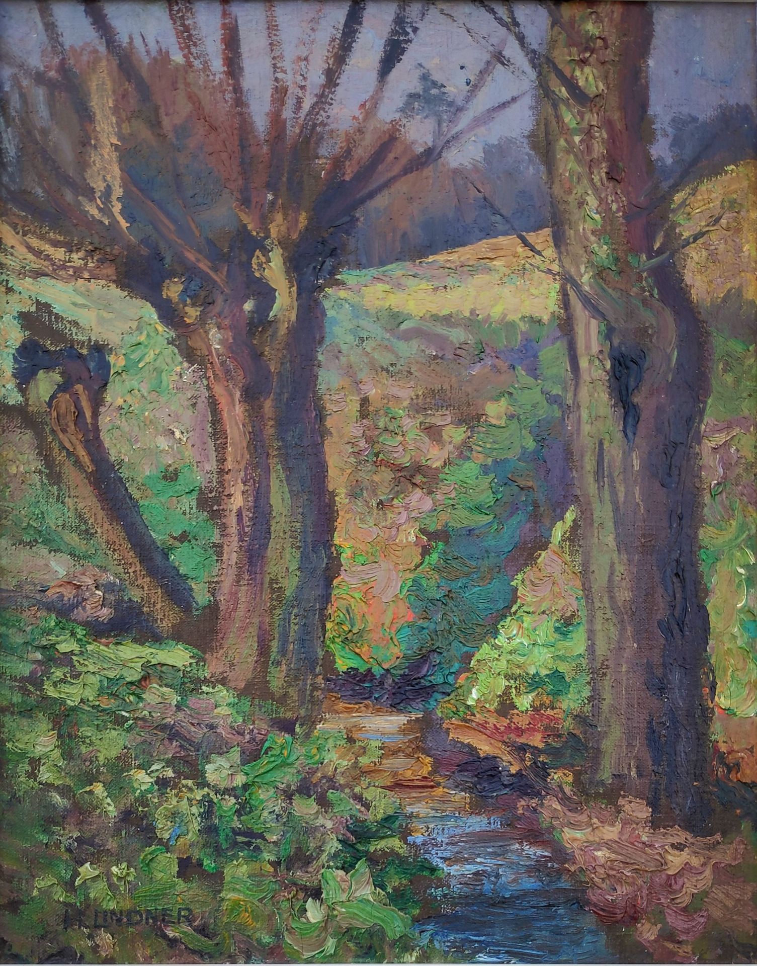 Lindner, Hans (1883 Zschopau – 1944 Niederwartha) "Frühlingsstimmung auf dem Darss“