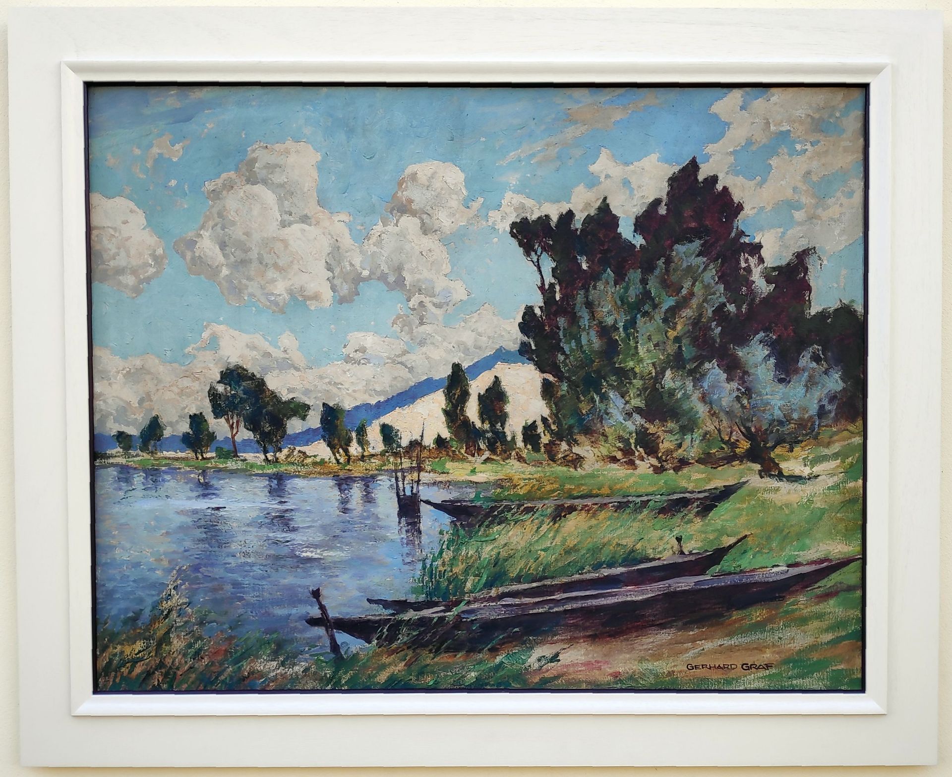 Graf, Gerhard (1883 Berlin – 1958 Stockholm) „Phöbener Sandberge in Werder/Havel“ - Bild 2 aus 3