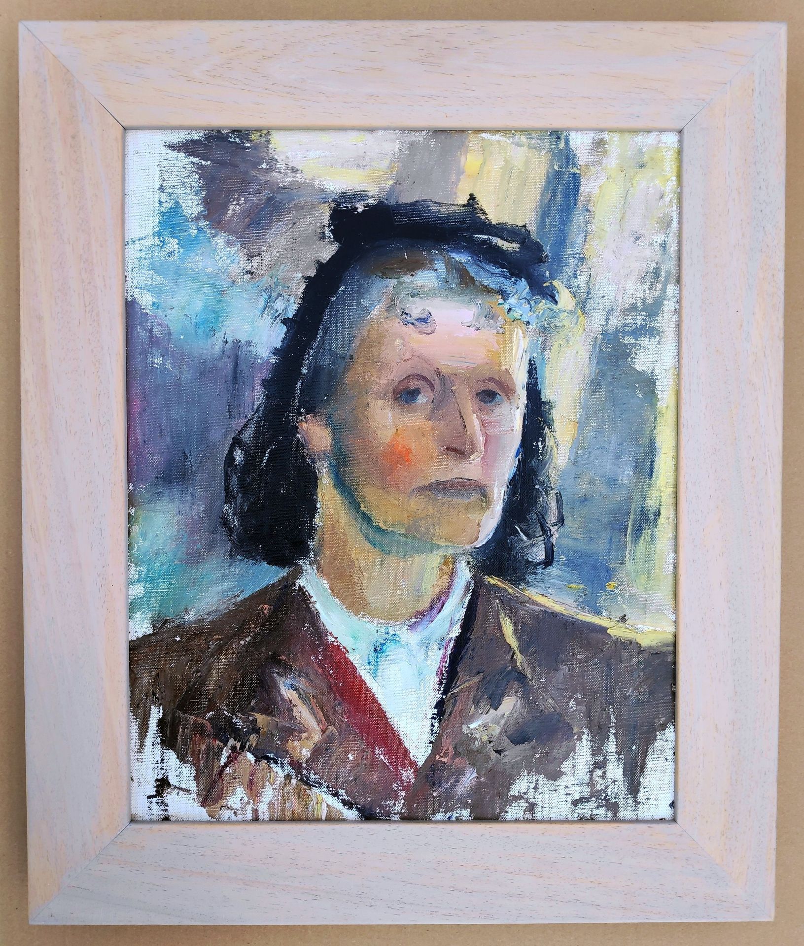 Holtz-Sommer, Hedwig (1901 Berlin – 1970 Wustrow) "Selbstportrait" - Image 2 of 2