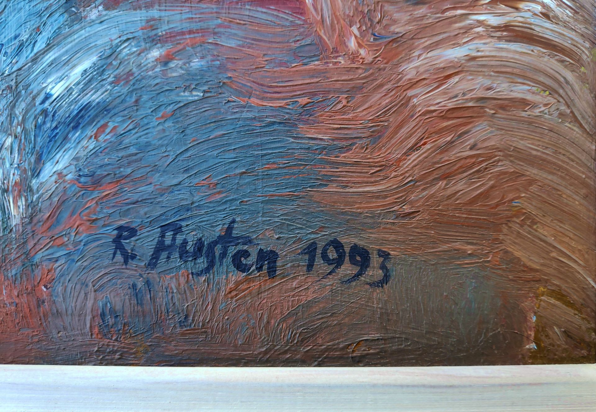 Austen, Rudolf (1931 Hainspach - 2003 Rostock) „Roter Mohn“ - Image 3 of 3