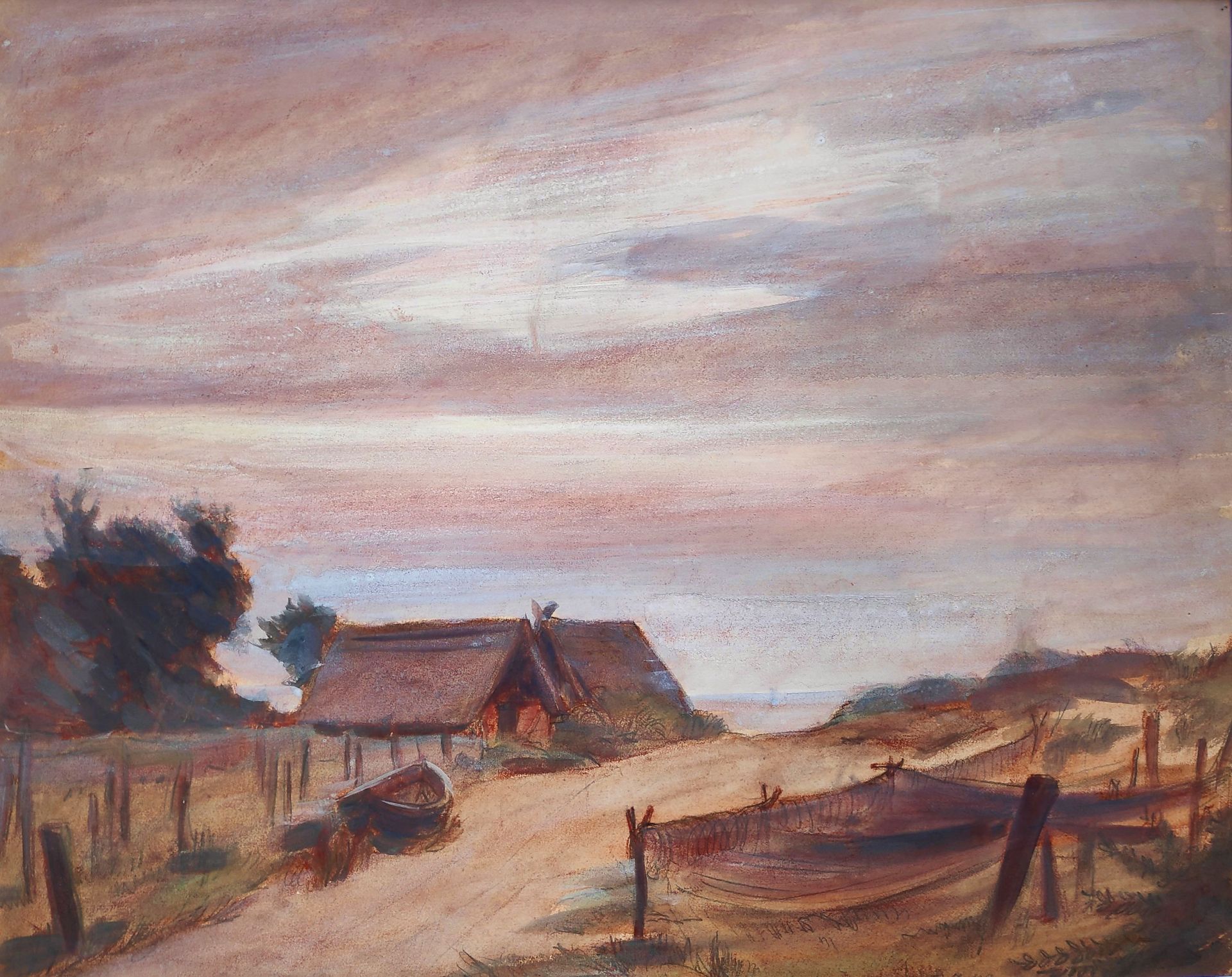 Kliefert, Erich (1893 Berlin - 1994 Stralsund) "Am Fischerstrand"