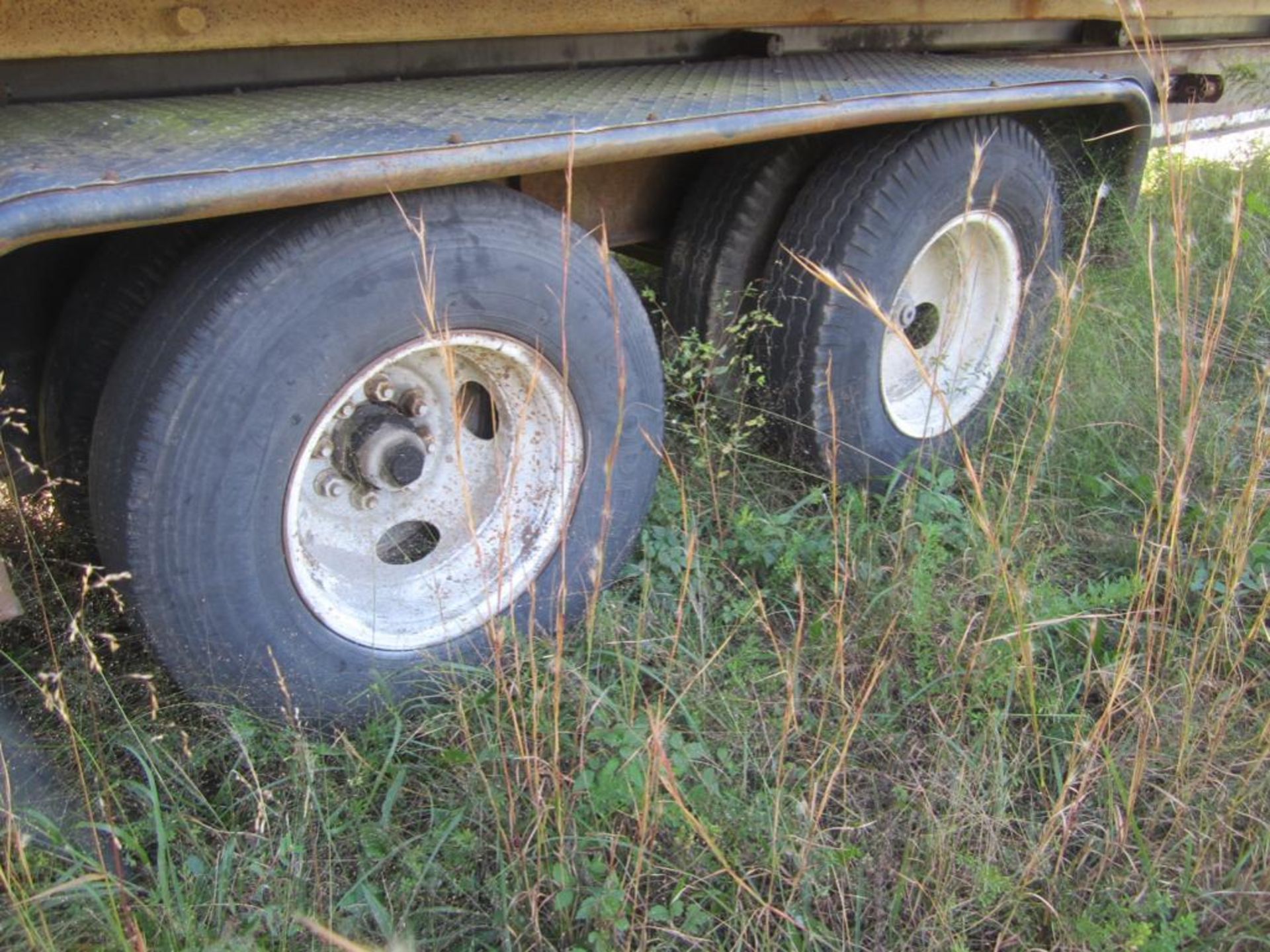 Trailer with Tilting Bed, Winch and Roll off Dumpster - Image 2 of 7