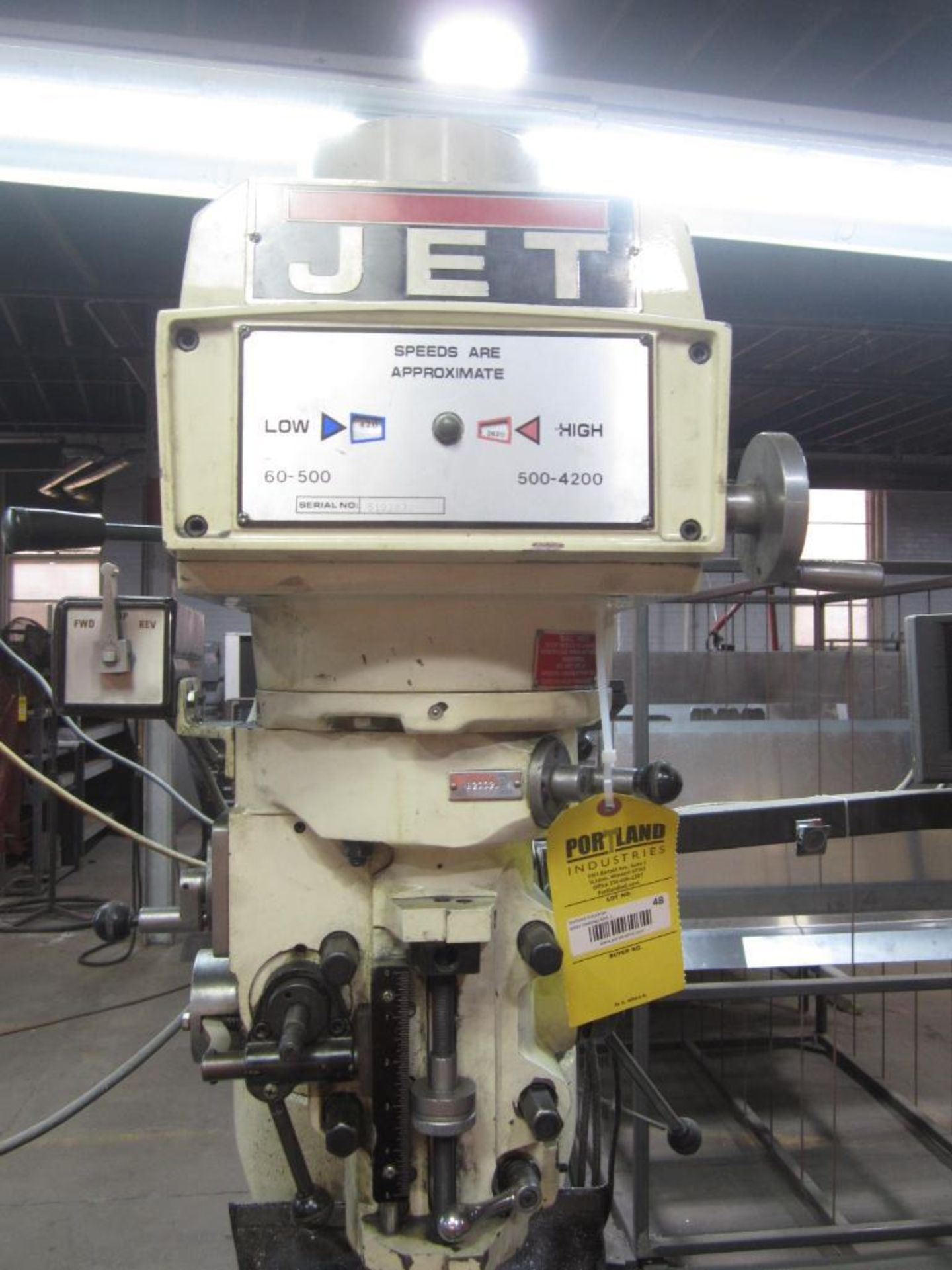 Jet turret milling machine - Image 2 of 10