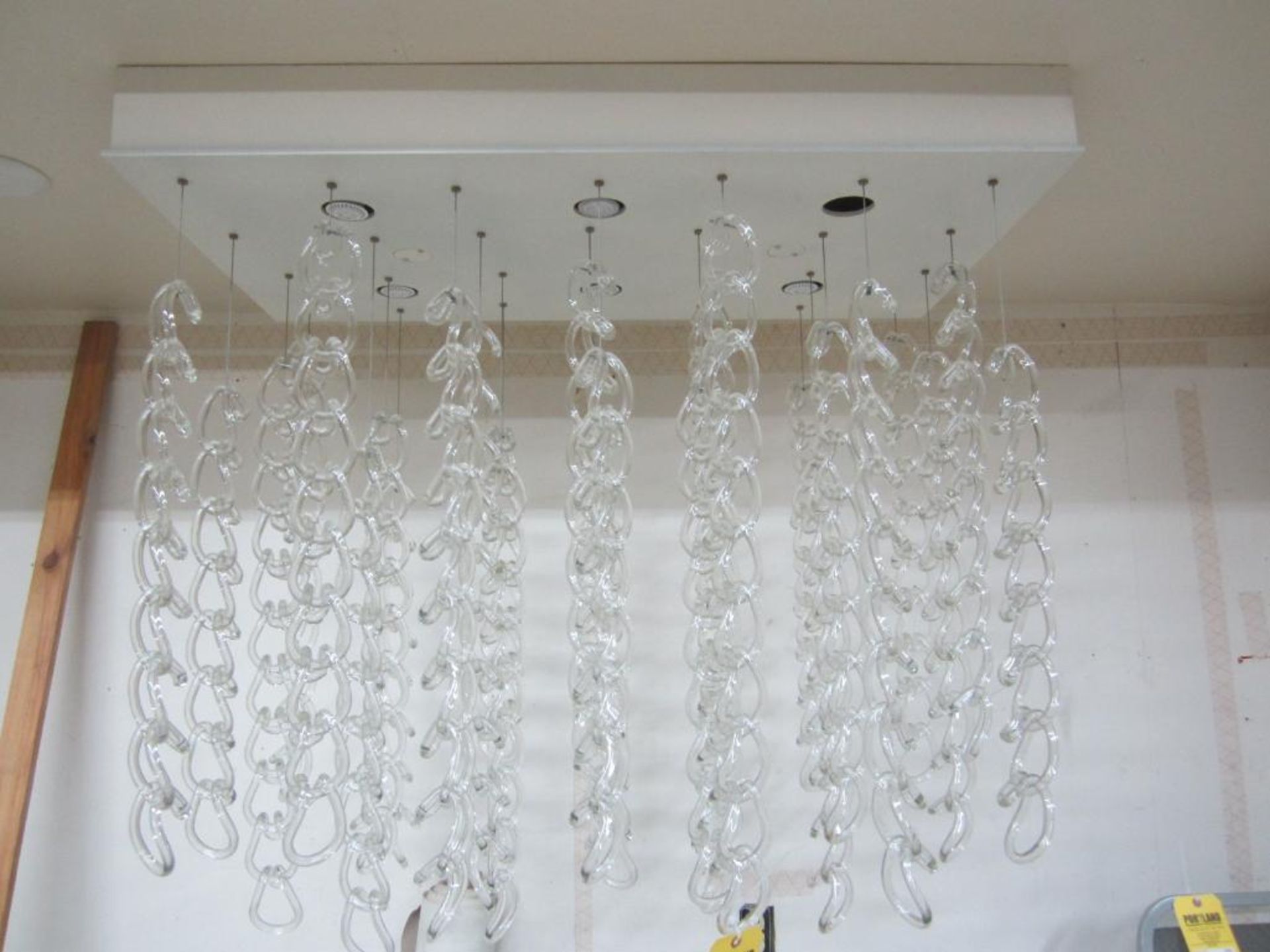 Modern glass chandelier