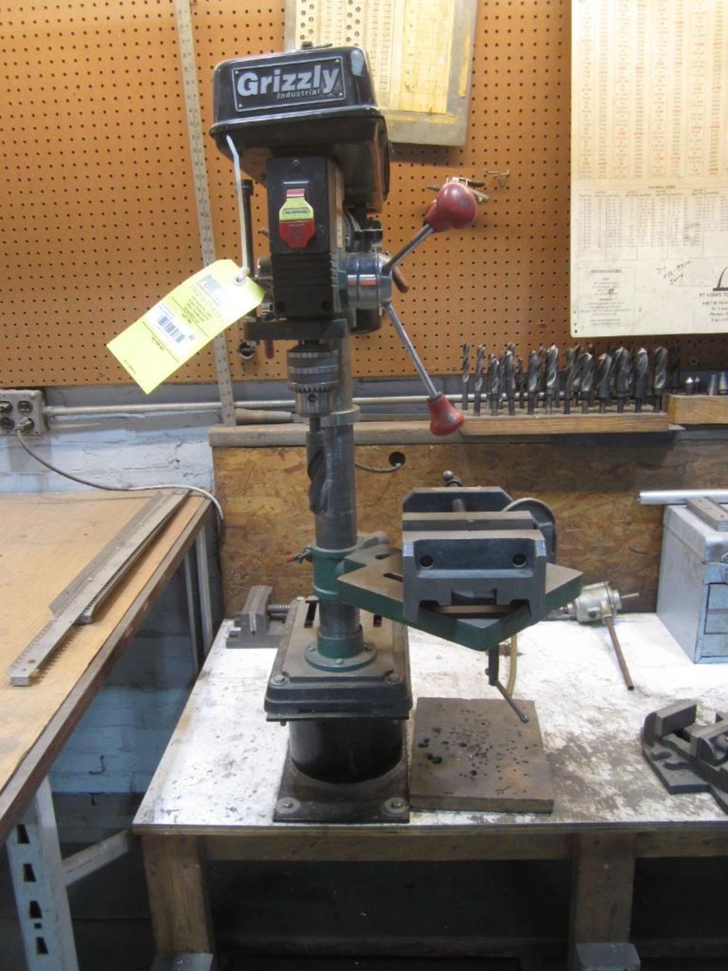 Grizzly work bench radial drill press