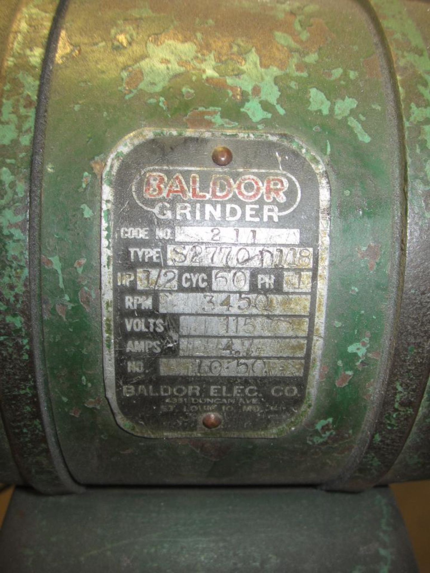 Baldor grinder - Image 3 of 5