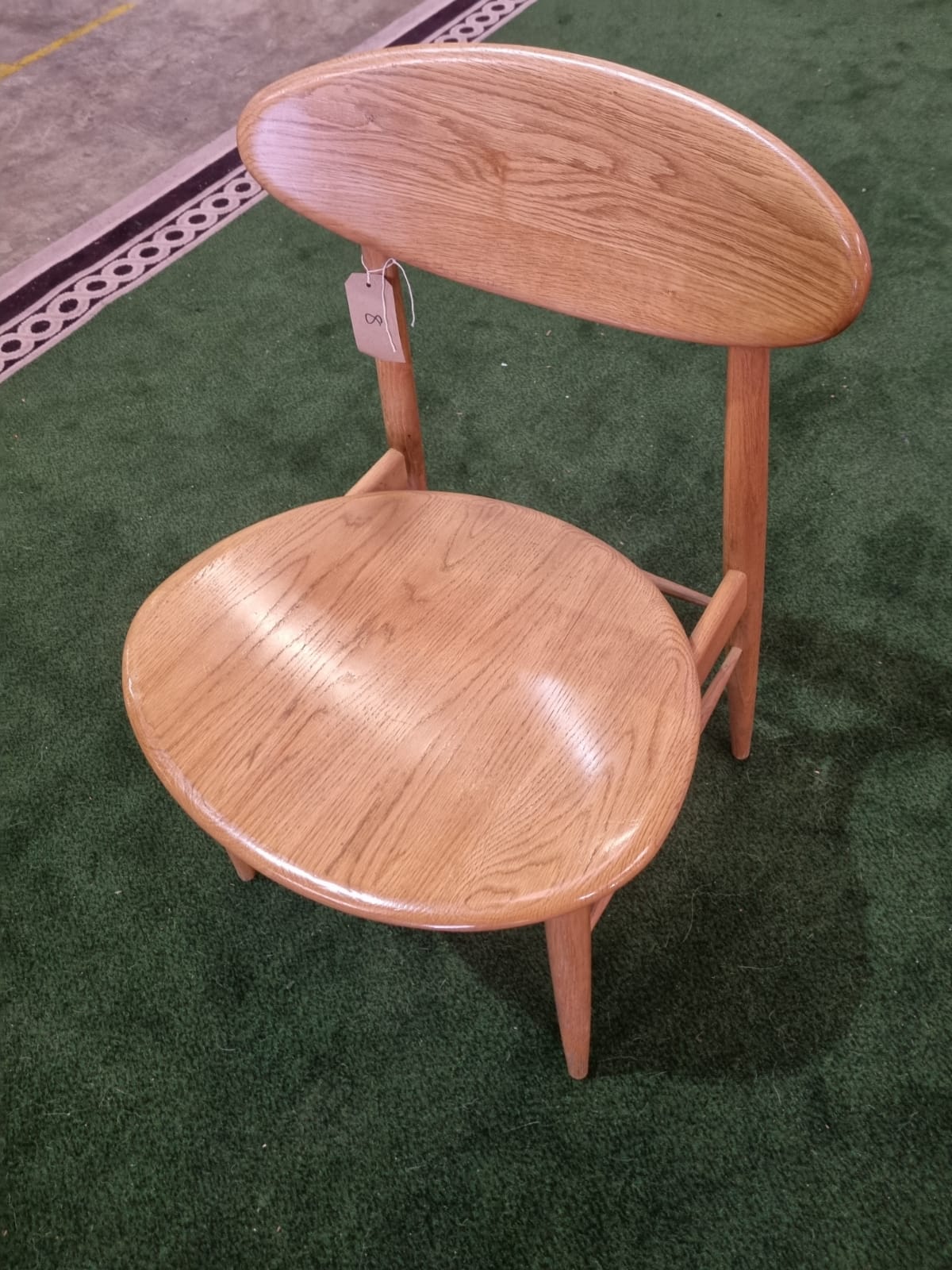 Broseley Classic Furniture Dining Side Chair Finest Solid Oak W530 X Pitch 470mm X H850mm SR8 Ex - Image 3 of 3