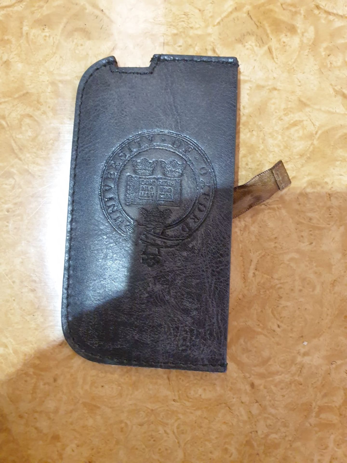 Iphone 4 University Of Oxford Stamped Leather Case