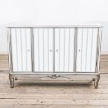Argente Mirrored Four Door Sideboard This Is One Of The Larger Pieces In This Glamorous Range,