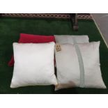 A Set Of 4 X Various Cushions As Found 50cm And 1 45cm (ST75)