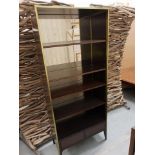 Silhouette Bookcase Smoked Eucalyptus A Sophisticated Bookcase Crafted From A Solid Wooden Frame