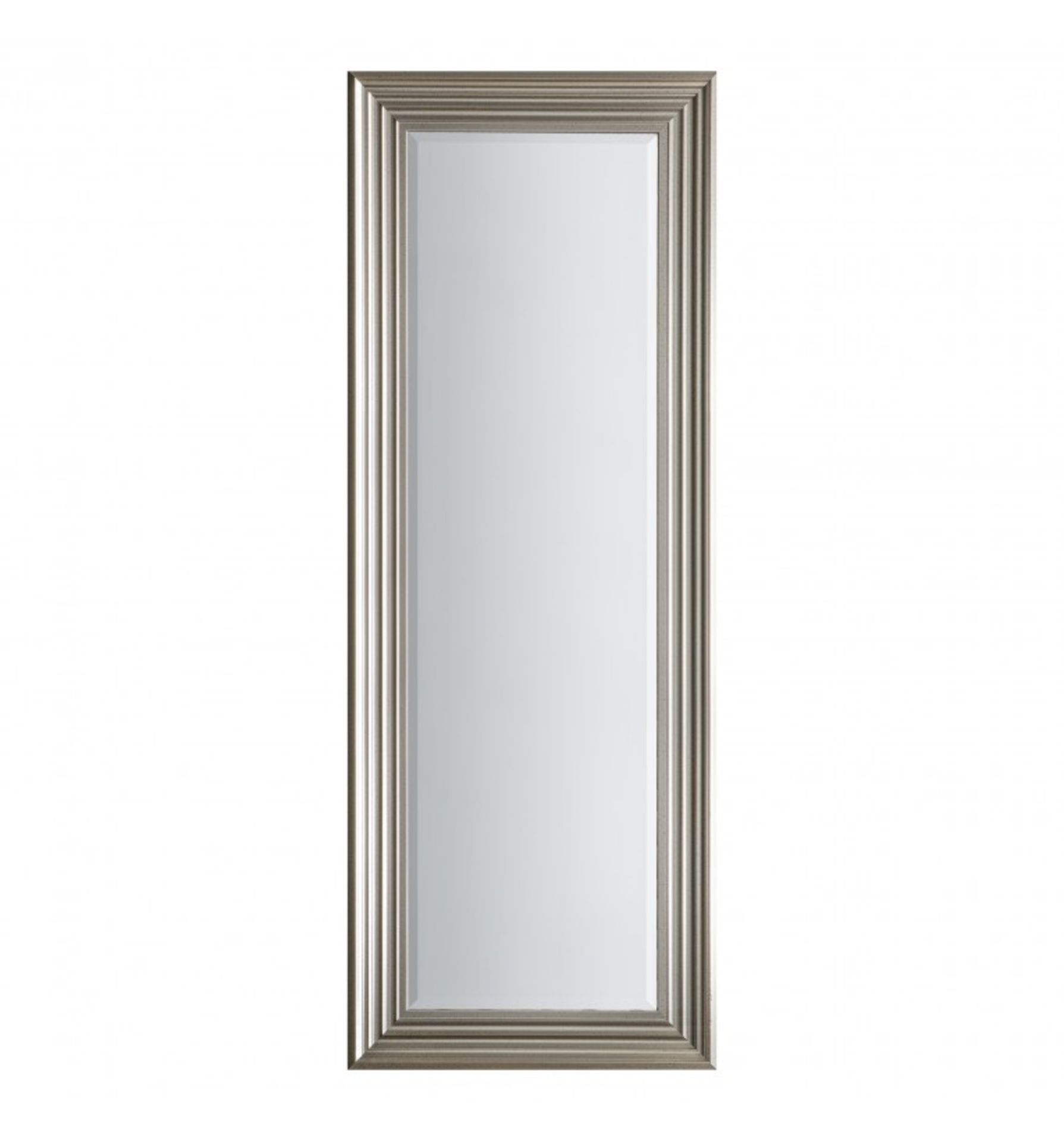 Haylen Mirror Brushed Steel Leaner The Haylen Mirror Is The Perfect Addition To Any Home. Finished