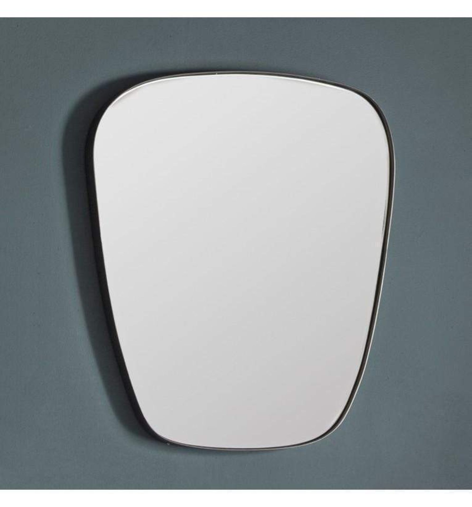 Alko Mirror Pewter With A Brushed Pewter Metal Frame, This Modern Alko Mirror Will Stand Out In