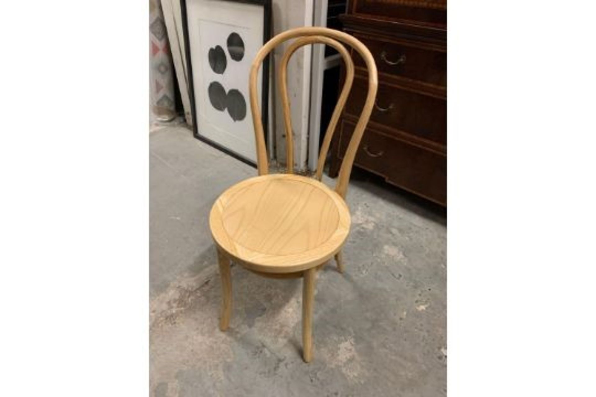 A Set Of 3 X Foy Chairs Natural This Foy Natural Dining Chair Offers A Classic Addition To Your - Image 2 of 2