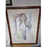 Framed Original Art by John Randall Bratby (1928Ã¢â‚¬â€œ1992) (Born Wimbledon, Surrey [now in