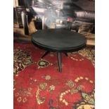 Cosmopolitan Coffee Table Black Polished Glazed Top With Oak The Geometric Symmetry And