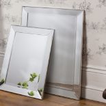Baskin Mirror Featuring A Clean And Simplistic Bevelled Metal Frame, This Wonderful Contemporary