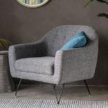 Volda Armchair Space Grey The Volda is a sophisticated and comfortable armchairs in stylish space