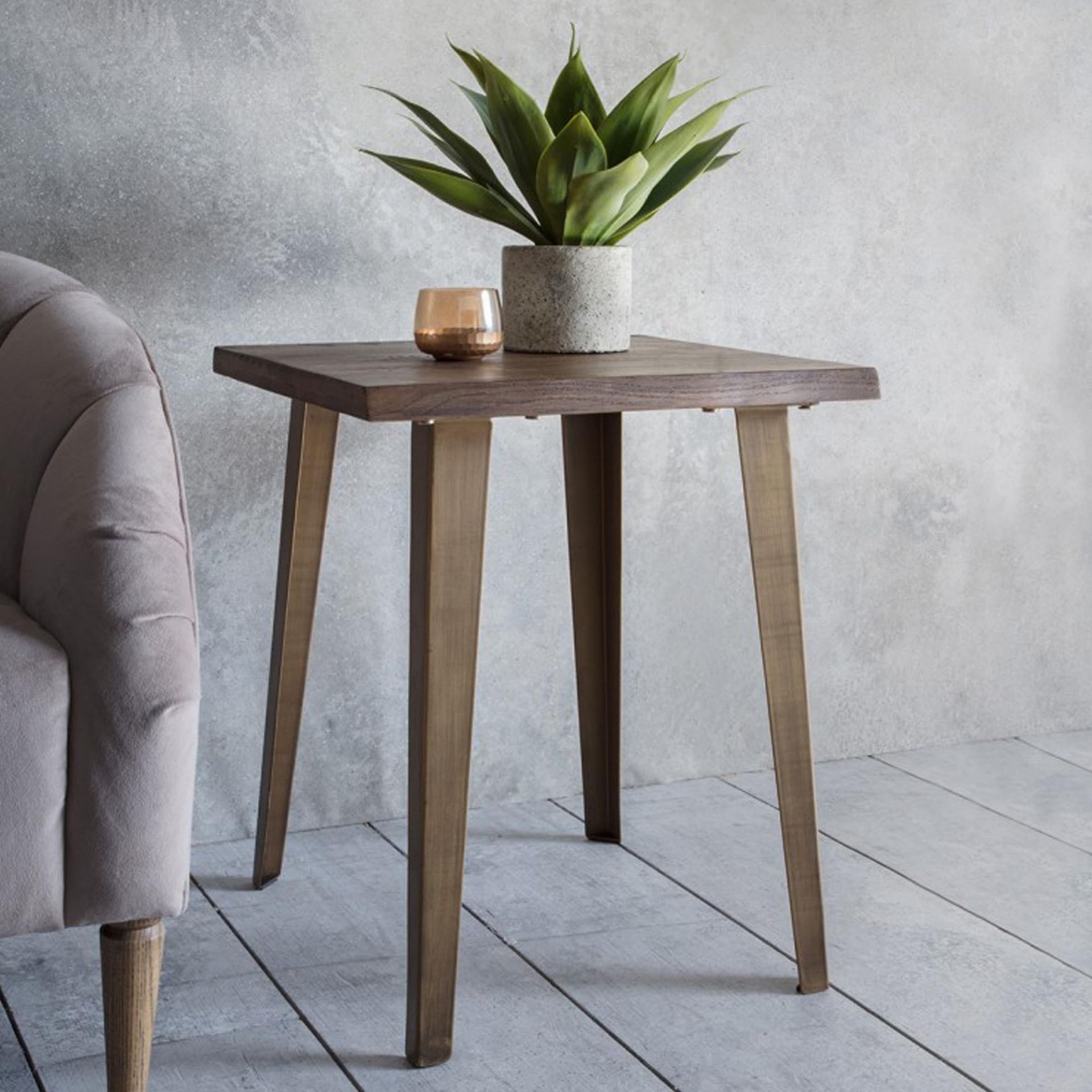 Hudson Foundry Side Table Elegant, Minimalist And Sturdy, The Foundry Side Table From Hudson