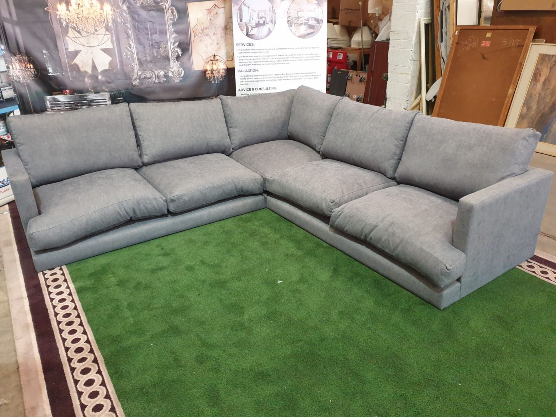 Midsomer Development Corner Sofa Suite Classic Grey Modern Elegance Is What The Midsomer Stands