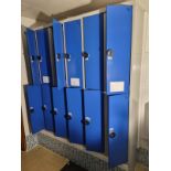 Garran Fully Welded Compartment Lockers Bank of 40 ( Leisure Centre )