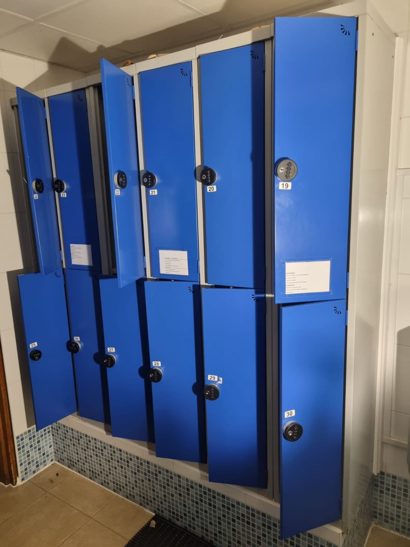 Garran Fully Welded Compartment Lockers Bank of 40 ( Leisure Centre )