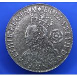 Reproduction 1562 Elizabeth I Sixpence 6d Coin 24mm A Reproduction Sixpence Coin With The Bust Of