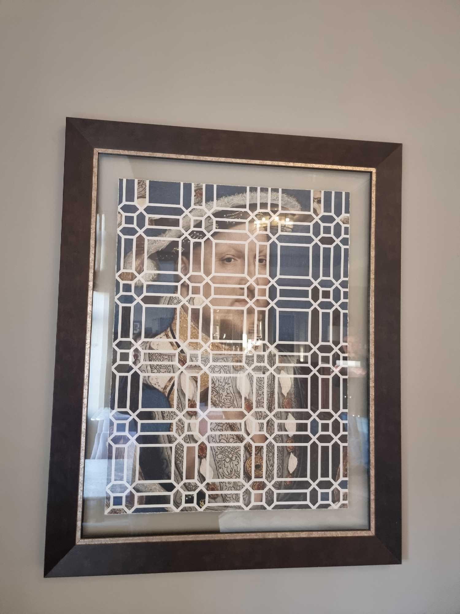 Elegant Clutter framed print King Henry VIII 80 x 100cm ( 1042 Bar )