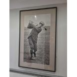 Wall Decorative Art curated by Elegant Clutter Framed wall art golfer 70 x 110cm lot as photographed