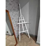 White painted artist easel 180cm ( Recception Pantry Area )