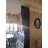 Velvet plush single drape on pole span 310 x 330cm ( 1042 Bar )