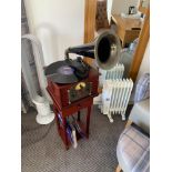 Steepletone Phono 1 Gramophone Style Record Player Radio CD Player 3 Speed (33/45/78 rpm)